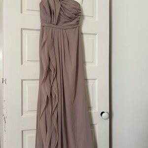 Elegant Mauve Evening Gown